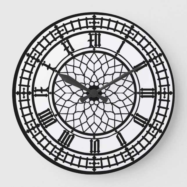 Big Ben Lover Wall Clock Große Wanduhr (Vorderseite)