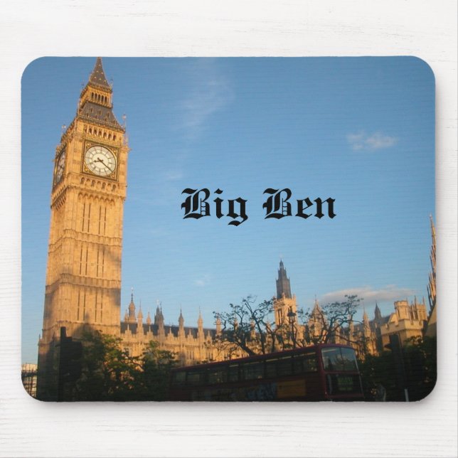 Big Ben-Mausunterlage Mousepad (Vorne)
