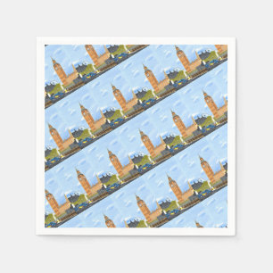 Big Ben Paper Napkin Serviette