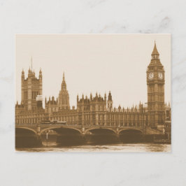 Big Ben - Parlament - Westminster Bridge Postcard Postkarte