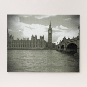 Big Ben Parliament in Black & White 16x20 - 520 pc Puzzle