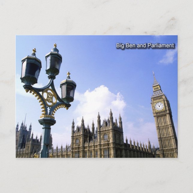 Big Ben Postcard Postkarte (Vorderseite)
