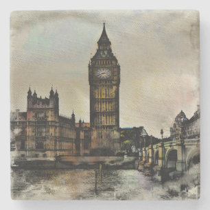 Big Ben Steinuntersetzer