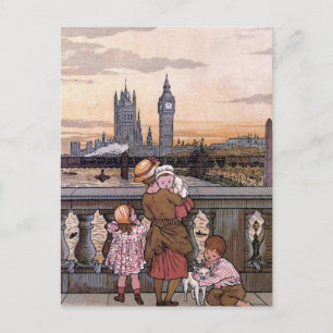 "Big Ben Uhrturm, London" Postkarte
