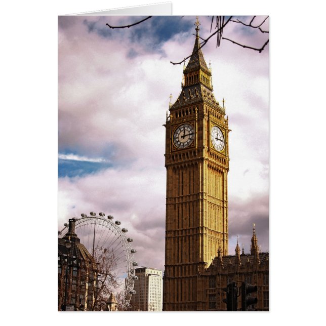 Big Ben und das Londoner Auge (Vorne)