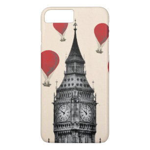 Big Ben und glühende Luft-Ballone 2 Case-Mate iPhone Hülle