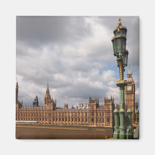 Big Ben und Houses of Parliament im Londoner Magne Magnet