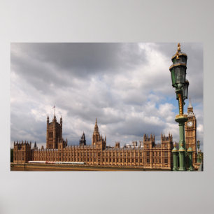 Big Ben und Houses of Parliament in London Poster