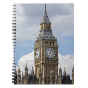 Big Ben und Houses of Parliament, London, Notizblock