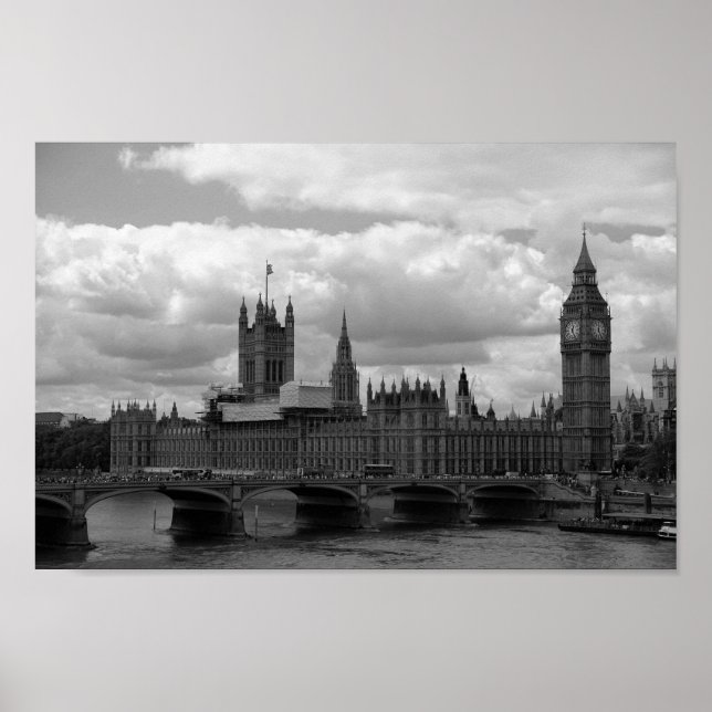Big Ben und Parlament (London) Poster (Vorne)