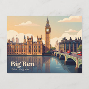 Big Ben Vereinigtes Königreich Postkarte