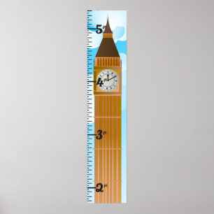 Big Ben Wachstumsdiagramm Poster