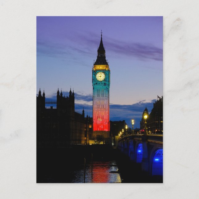 "Big Ben" Westminster, London UK Postcard Postkarte (Vorderseite)