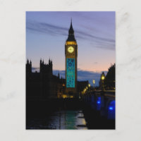 "Big Ben" Westminster, London UK Postcard