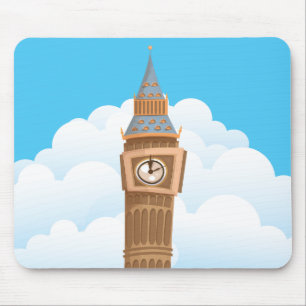 Big Ben Westminster Uhrturm Mousepad