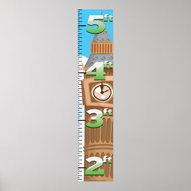 Big Ben Westminster Uhrturm Poster (Vorne)