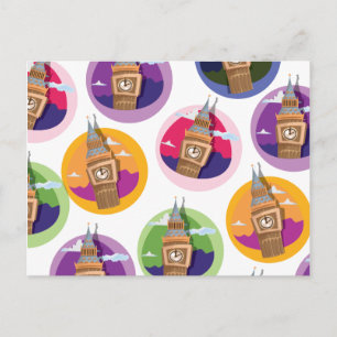 Big Ben Westminster Uhrturm Postkarte