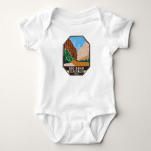 Big Bend National Park Rio Grande Vintage Baby Strampler