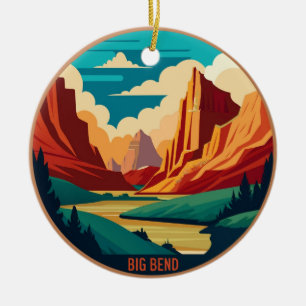 Big Bend National Park Texas Keramik Ornament