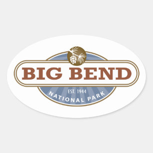 Big Bend National Park Texas Ovaler Aufkleber