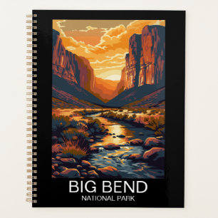 Big Bend National Park Texas Retro Reisen Planer