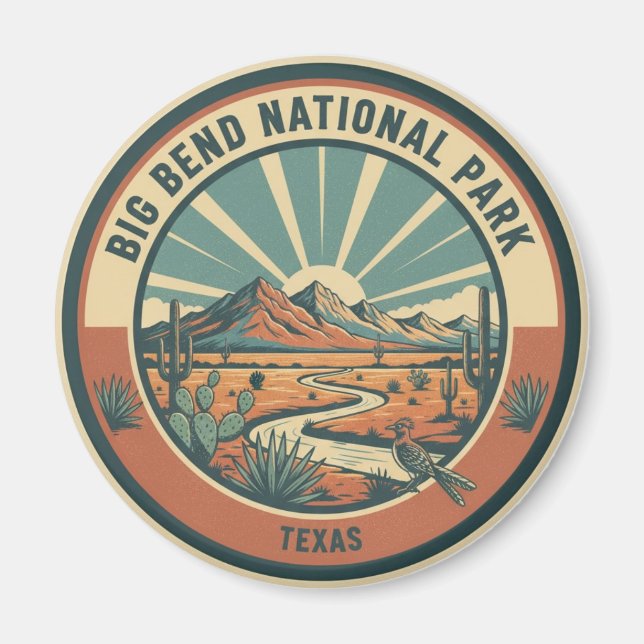 Big Bend National Park Travel Magnet (Vorne)