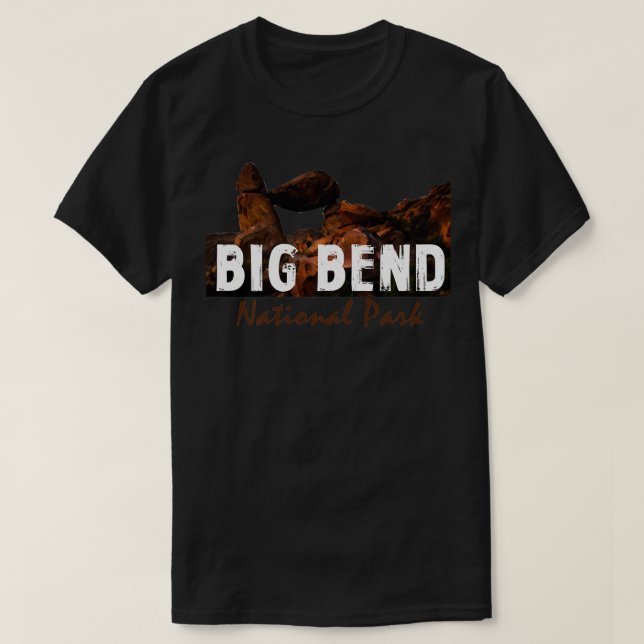 Big Bend National Park Travel Texas Staat T-Shirt (Design vorne)