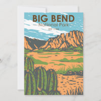 Big Bend Nationalpark Chihuahuan Wüste Vintag