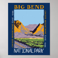 Big Bend Nationalpark Chisos Berg gestört