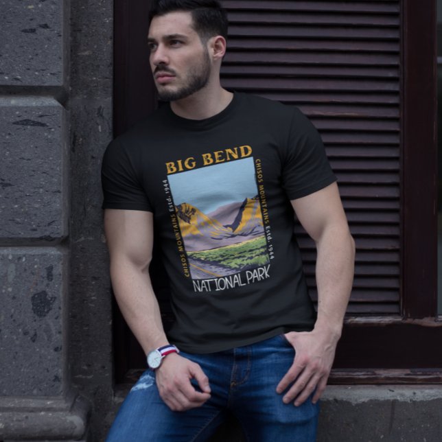 Big Bend Nationalpark Chisos Berg gestört T-Shirt (Von Creator hochgeladen)