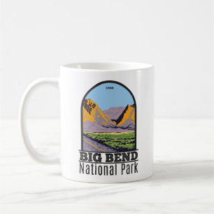 Big Bend Nationalpark Chisos Gebirge Vintag Kaffeetasse
