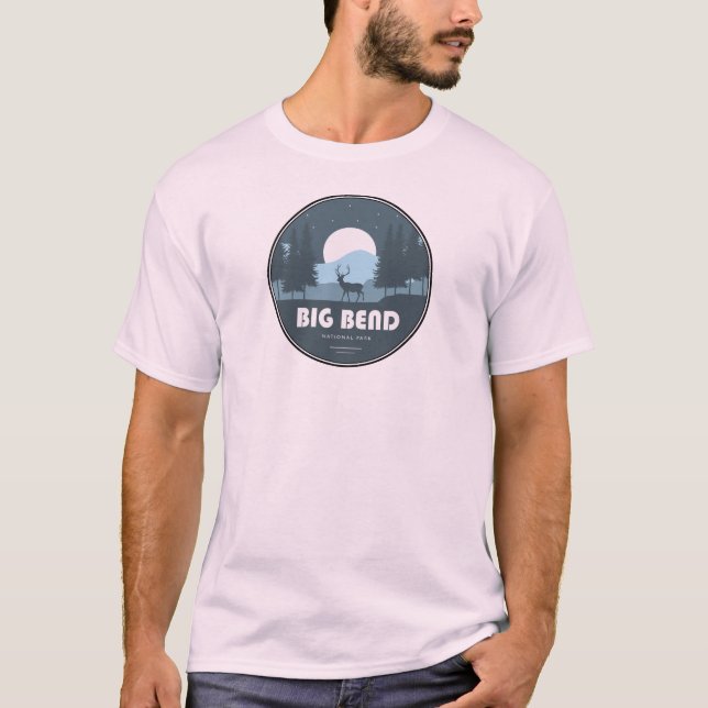 Big Bend Nationalpark Deer T-Shirt (Vorderseite)