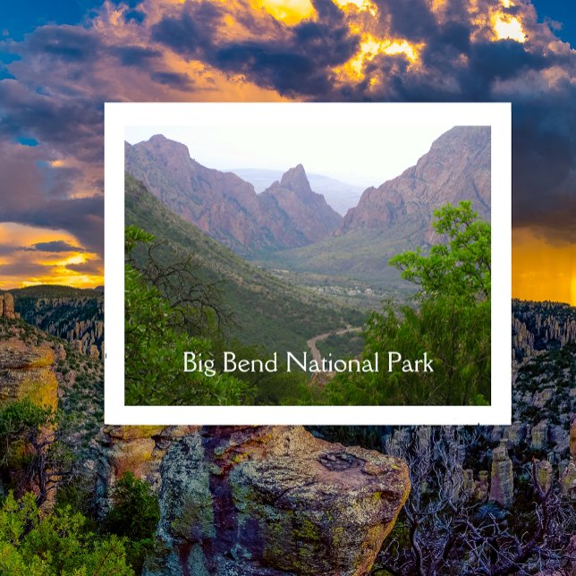 Big Bend Nationalpark Postkarte (Von Creator hochgeladen)