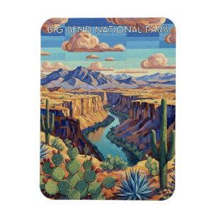 Big Bend Nationalpark Reise Magnet