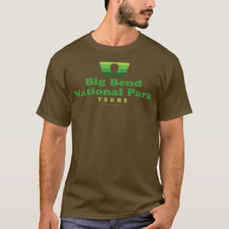 Big Bend Nationalpark Retro Abzeichen Arrowhead Gr T-Shirt