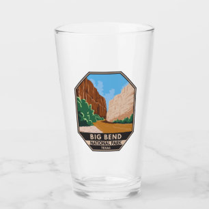Big Bend Nationalpark Rio Grande Vintag Glas