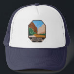 Big Bend Nationalpark Rio Grande Vintag Truckerkappe<br><div class="desc">Big Bend Vintage Vektordesign. Der Big Bend Nationalpark liegt im Südwesten von Texas und umfasst das gesamte Chisos Gebirge und einen großen Teil der Chihuahuan-Wüste.</div>
