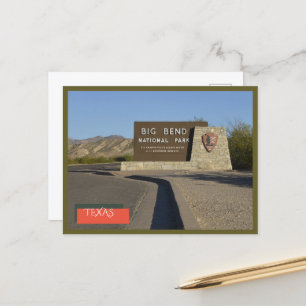 Big Bend Nationalpark Texas Park Postkarte