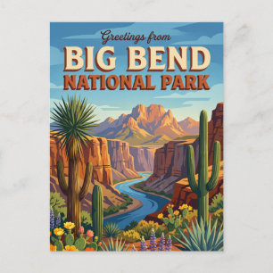 Big Bend Nationalpark Texas Postkarte