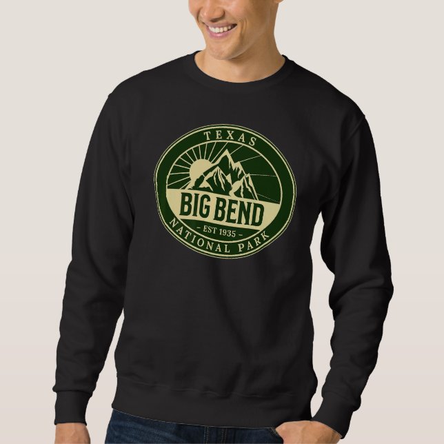 Big Bend Nationalpark Texas Wandern Sweatshirt (Vorderseite)