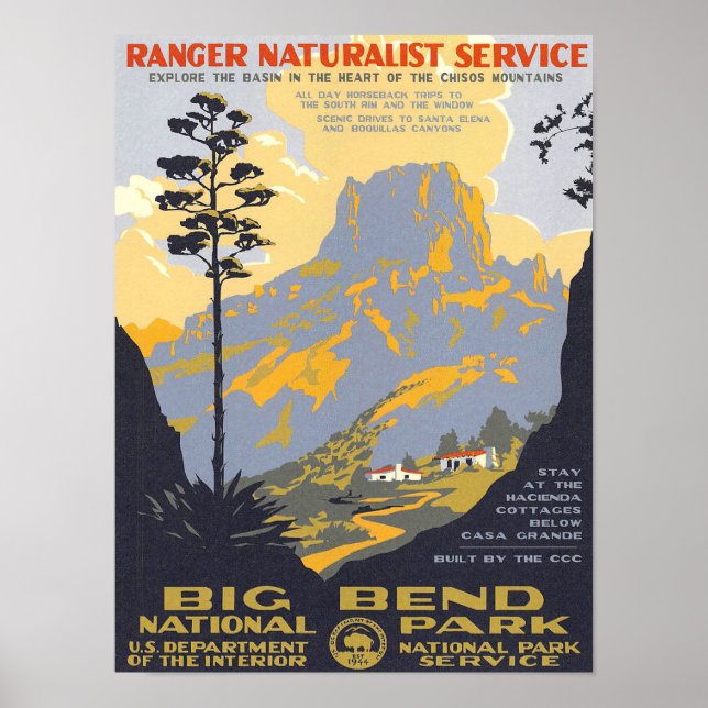 Big Bend Poster (Vorne)