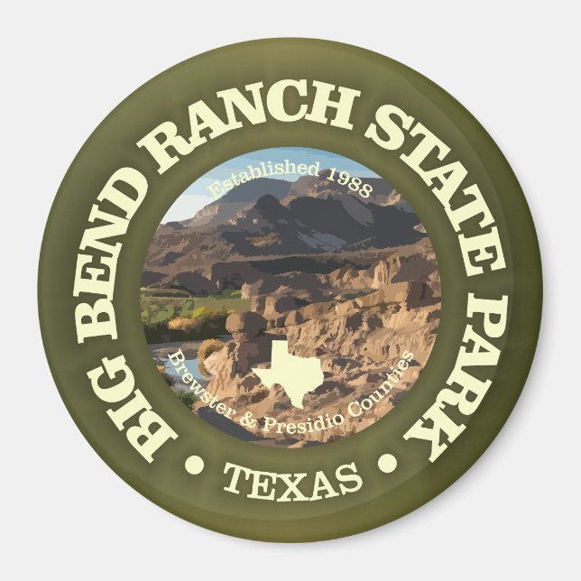 Big Bend Ranch SP Magnet (Vorne)
