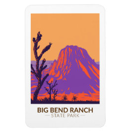 Big Bend Ranch Staat Park Texas Vintag Magnet