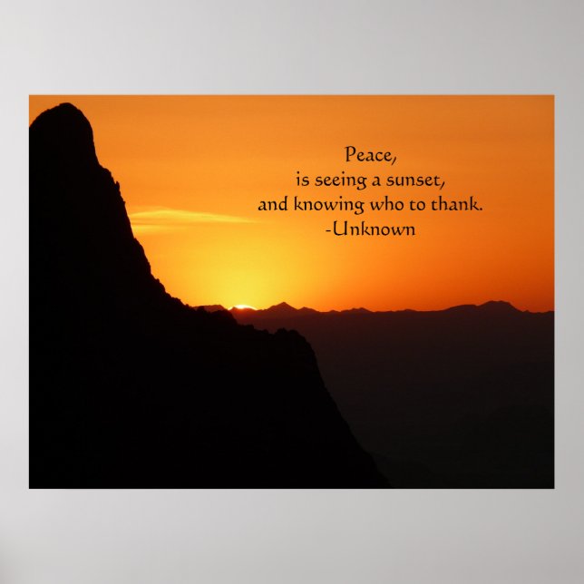 Big Bend Sunset-Preis Poster (Vorne)