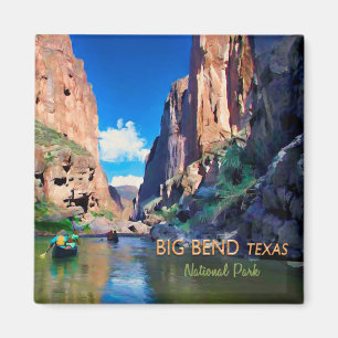 Big Bend Texas Nationalpark Mariscal Canyon Magnet