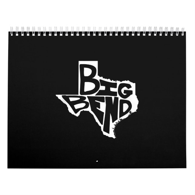 Big Bend West Texas Wandern Retro Vintag Kalender (Titelbild)