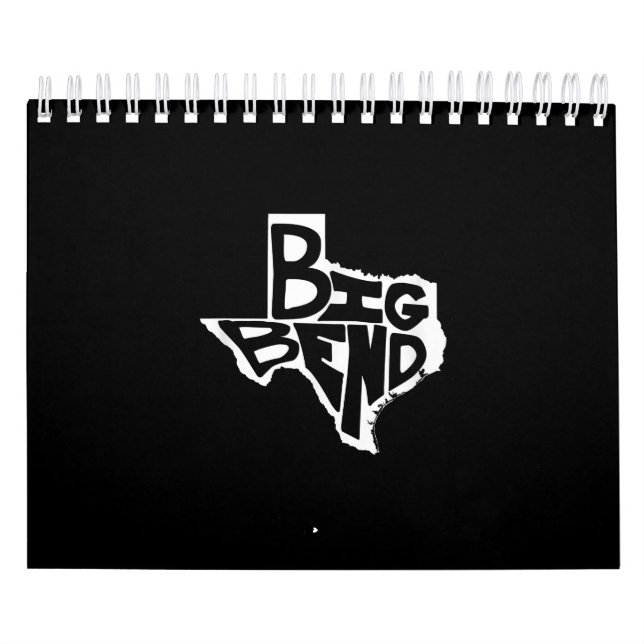 Big Bend West Texas WanderRetro Vintag Kalender (Titelbild)