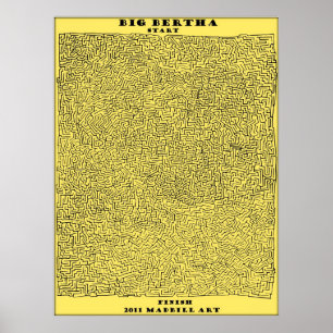 Big Bertha Maze Poster