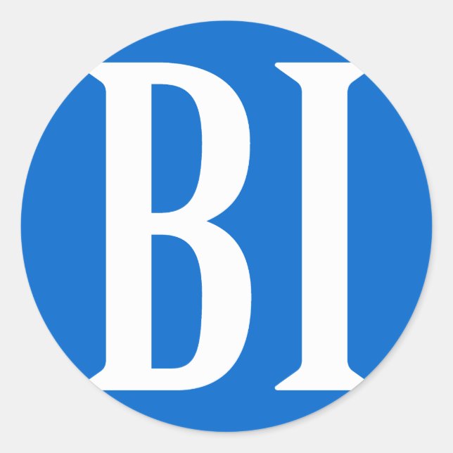 BIG BI RUNDER AUFKLEBER (Vorderseite)