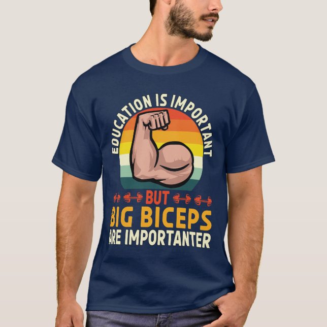 Big Biceps sind wichtig für den Liebhaber von lust T-Shirt (Vorderseite)
